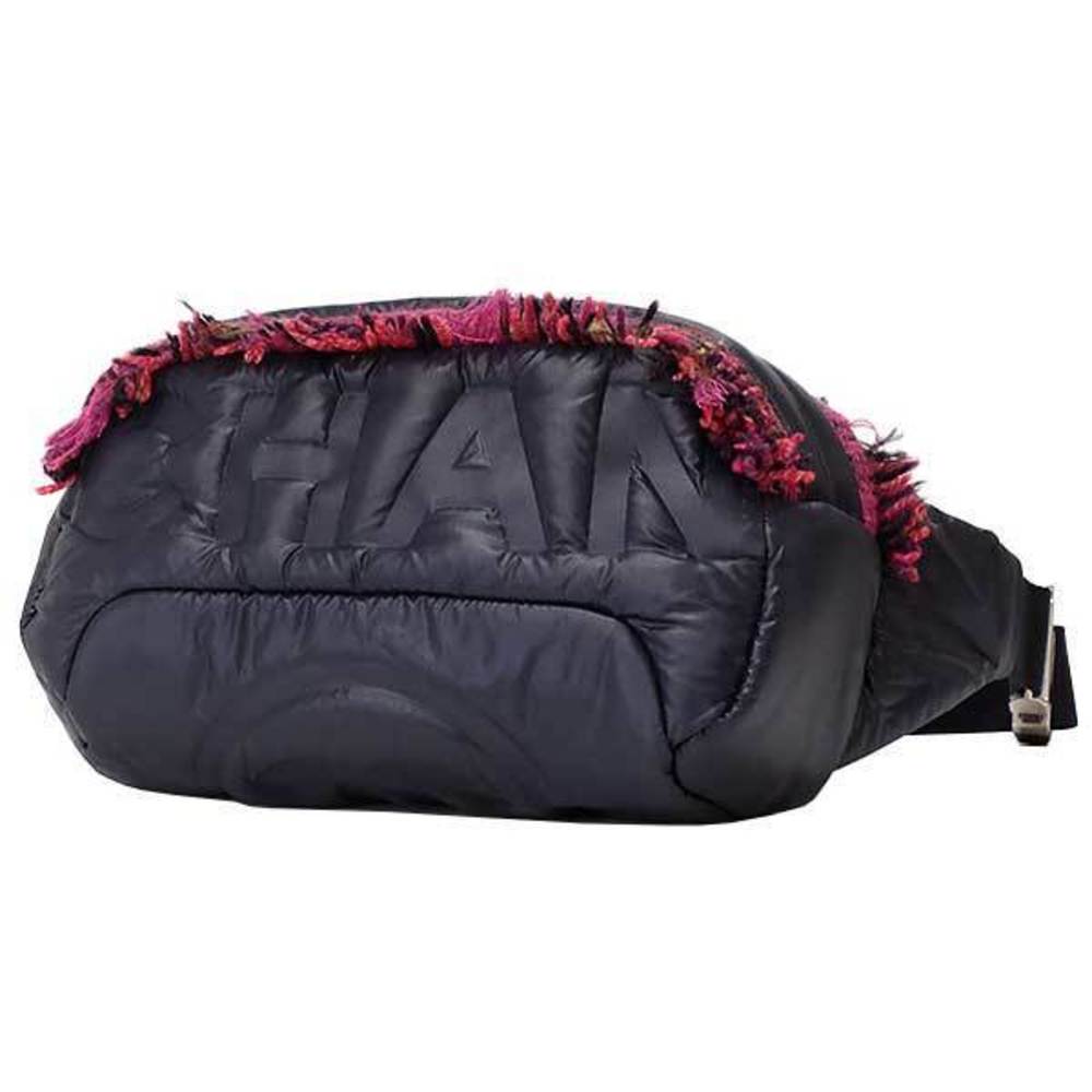 Chanel Body Bag Nylon Tweed Blue